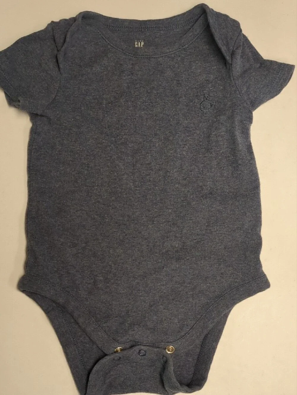 GAP Baby Tank & Short-Sleeve Bodysuit Set - White, Gray, Blue